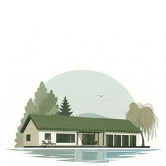 Logo gîte Pyrénées, la grande maison du lac
